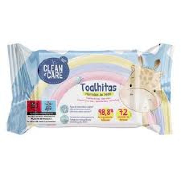 TOALHITAS CLEAN & CARE 72UN